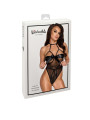 Sexy Kiss 246 body et ruban de satin - noir