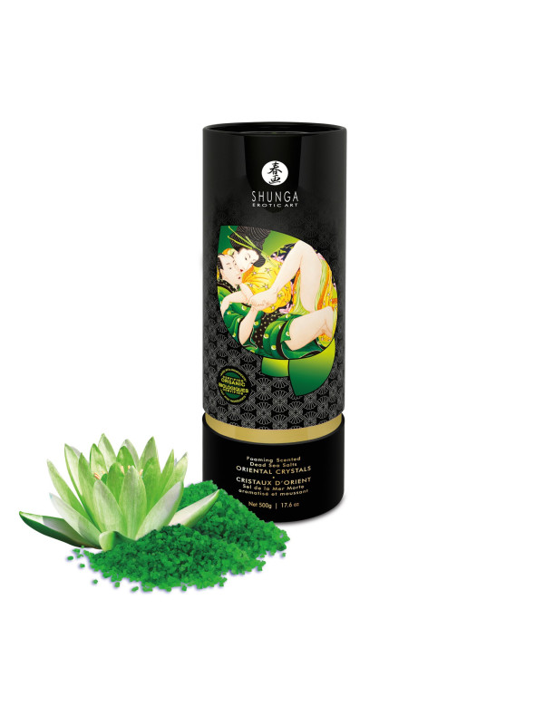 Sel de bain moussant - Cristaux d'orient - Fleur de Lotus BIO