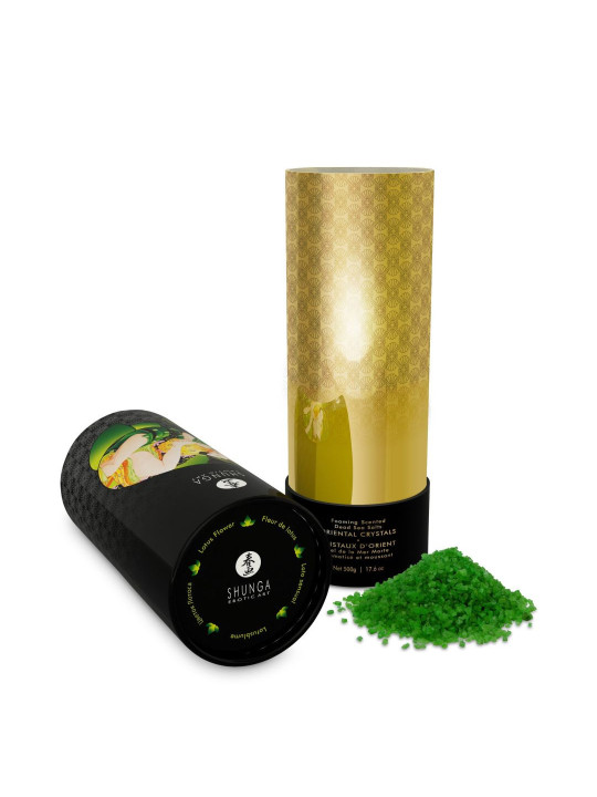 Sel de bain moussant - Cristaux d'orient - Fleur de Lotus BIO