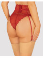 Lonesia porte jarretelles rouge