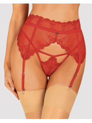 Lonesia porte jarretelles rouge