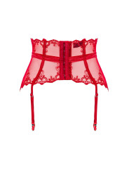 Lonesia porte jarretelles rouge