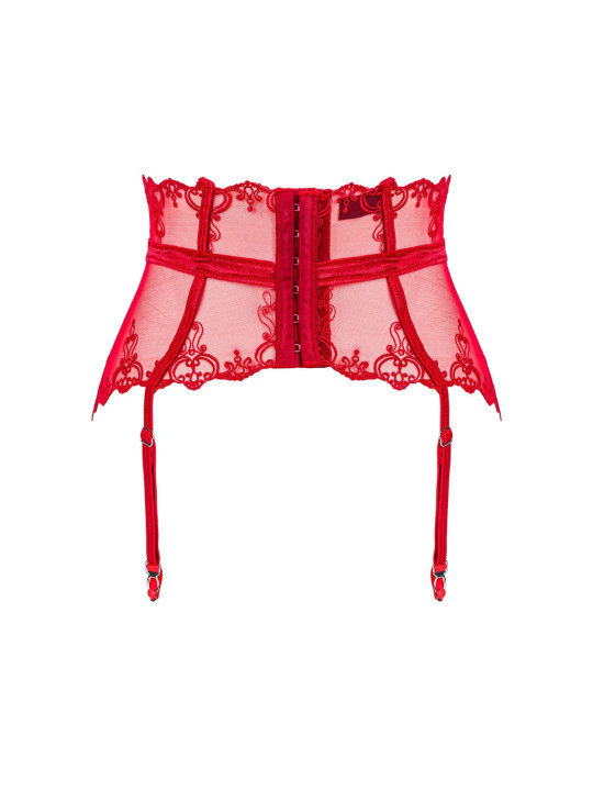 Lonesia porte jarretelles rouge