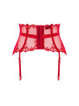 Lonesia porte jarretelles rouge
