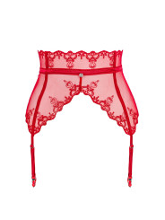 Lonesia porte jarretelles rouge