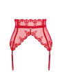 Lonesia porte jarretelles rouge
