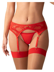 Aliosa porte-jarretelles - Rouge