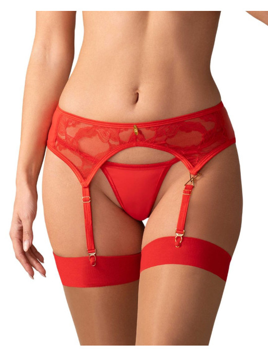 Aliosa porte-jarretelles - Rouge