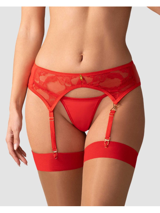 Aliosa porte-jarretelles - Rouge