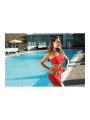 V-9249 Robe - Rouge