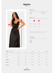 Agatya Robe - Noir