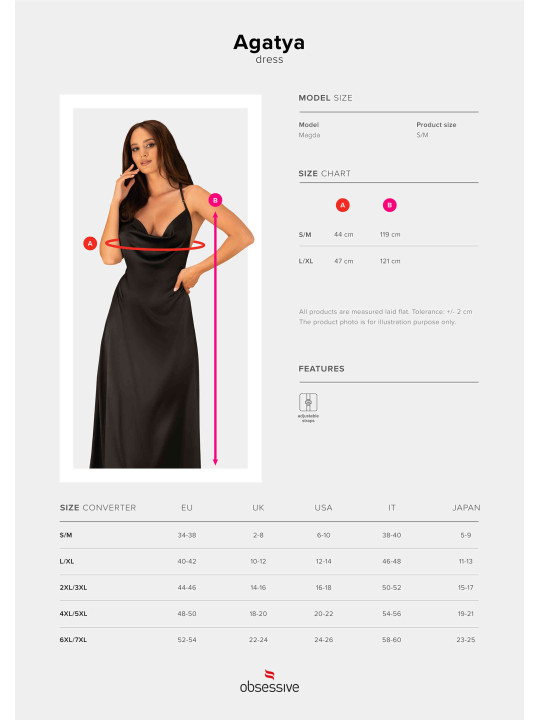 Agatya Robe - Noir