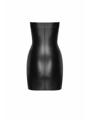 F317 Mini robe en wetlook imprimé crocodile sauvage