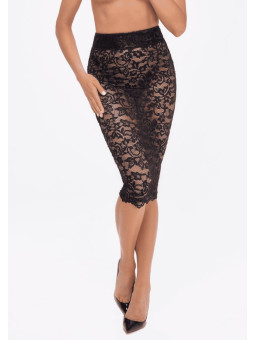 F302 Ambivalence Jupe midi à lacets