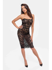 F301 Catalyst - Robe midi à lacets