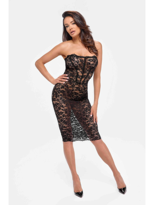 F301 Catalyst - Robe midi à lacets