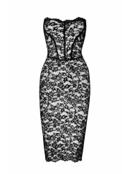 F301 Catalyst - Robe midi à lacets