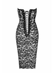 F301 Catalyst - Robe midi à lacets