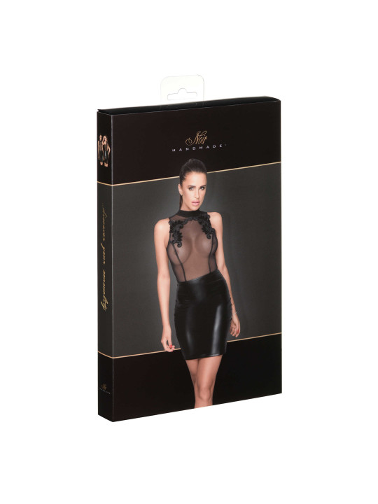 F222 Robe à couper le souffle avec de fines broderies