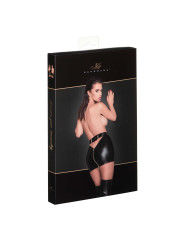 F219 jupe avec fermetures éclair dorées