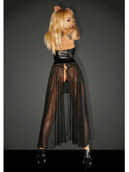 F139 Powerwetlook robe en tulle