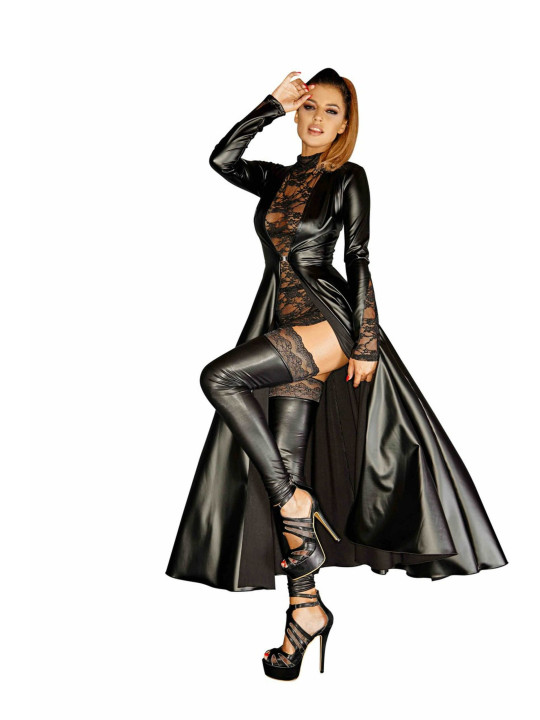 F128C Manteau en Powerwetlook