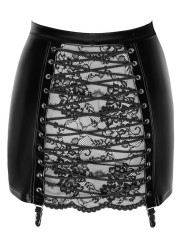 F341 Minijupe corsetée