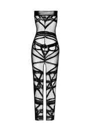 F358 Bondesque Opera Robe longue épaule décolletée