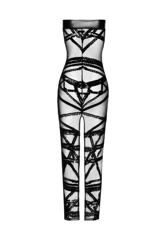 F358 Bondesque Opera Robe longue épaule décolletée