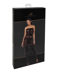 F358 Bondesque Opera Robe longue épaule décolletée