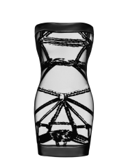 F359 Bondesque Mini robe épaule dénudée