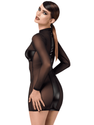 F369 Crossfire Mini Robe en maille et wetlook