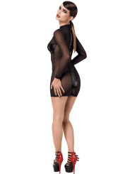 F369 Crossfire Mini Robe en maille et wetlook