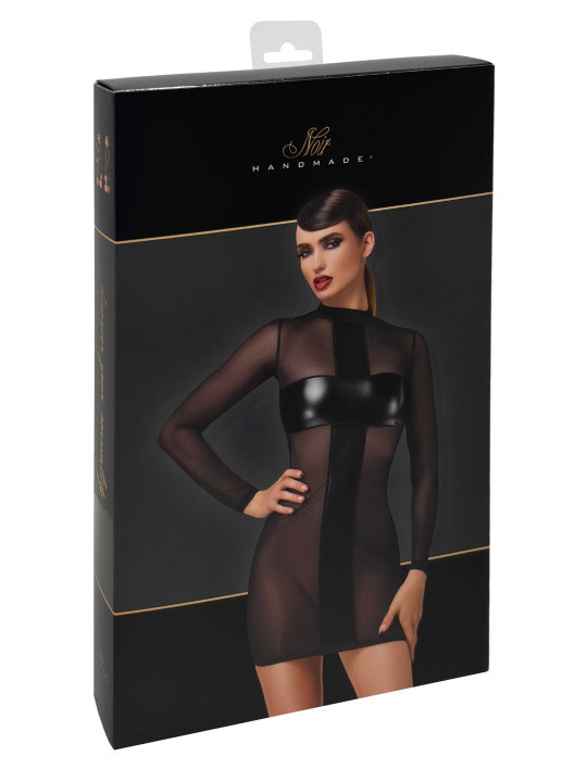 F369 Crossfire Mini Robe en maille et wetlook