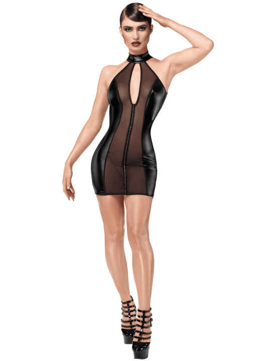 F370 Luxuria Mini robe cristal transparente