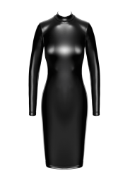 F371 Luxuria robe mi-longue cristal transparente