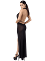 F373 Onyx Robe longue liquide