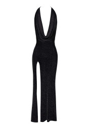 F373 Onyx Robe longue liquide