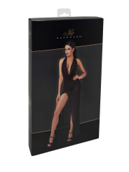 F373 Onyx Robe longue liquide