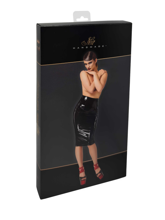 F378 Dominae jupe crayon en PVC