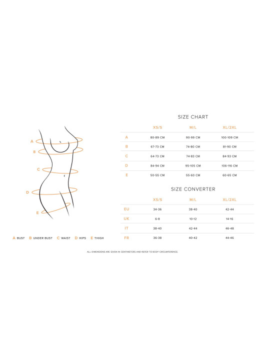 Picantina String ouvert - Noir