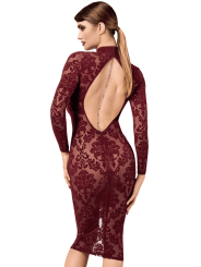 F384 Kink Royal Robe mi-longue