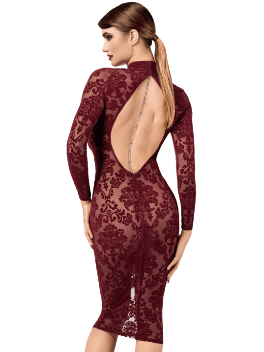 F384 Kink Royal Robe mi-longue