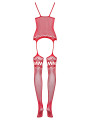 F214 Bodystocking - Rouge