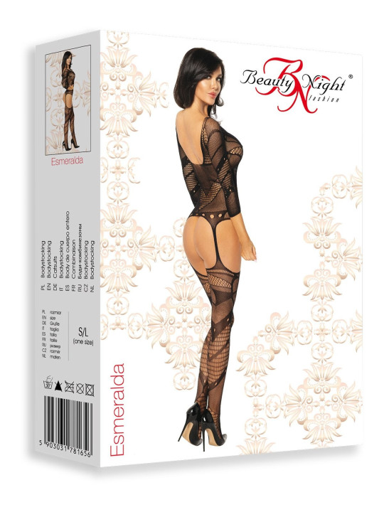 Esmeralda Bodystocking - Noir