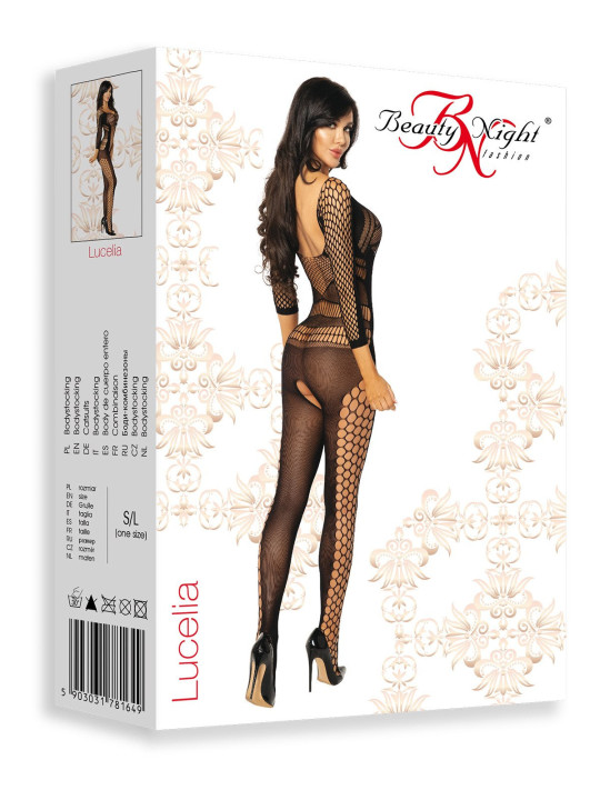 Lucelia Bodystocking - Noir