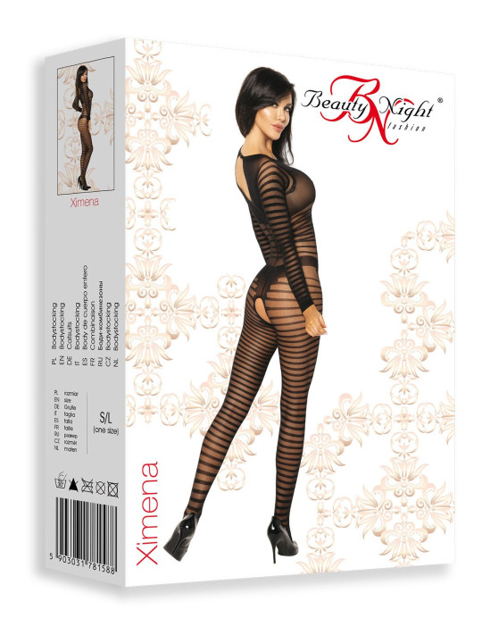 Ximena Bodystocking - Noir