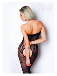 Le numéro 20 bodystocking Clara Morgane - Noir
