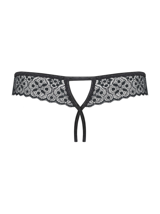 Shibu String ouvert - Noir