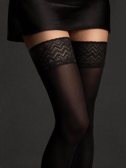 Ester bas autofixants 60 den - Noirs